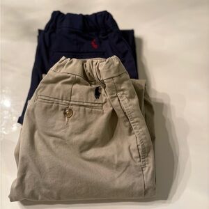 Polo by Ralph Lauren Kids Khaki and Navy Bottoms